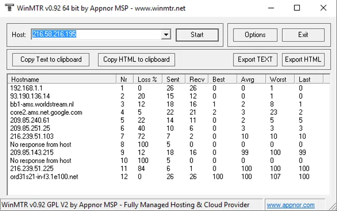 MTR windows